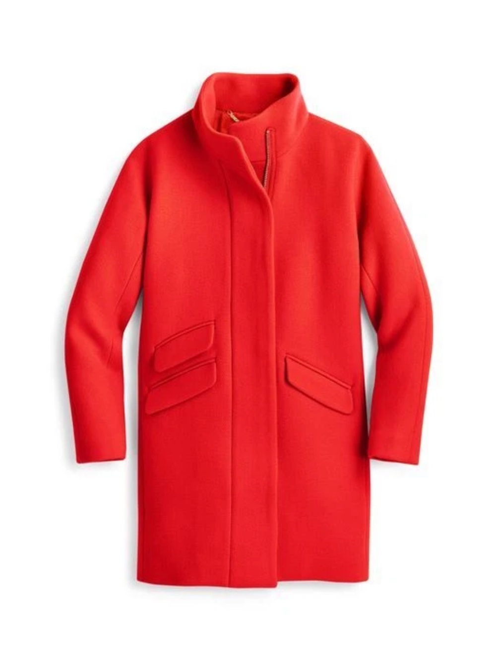 J. Crew Italian Stadium Cloth Nello Gori Wool Coat Red 8
